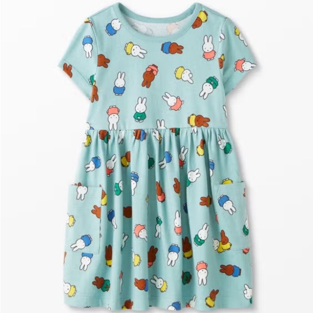 Hanna Anderson Miffy playground dress Dress with pockets . Size 5